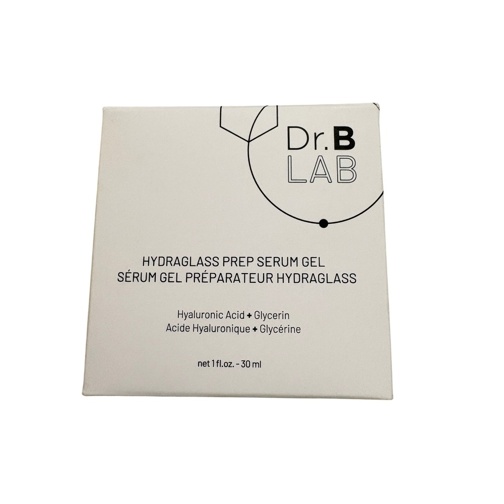 Dr. Brandt Dr. B Lab Hydraglass Prep Serum Gel Hyaluronic Acid 1oz 30ml NEW‎